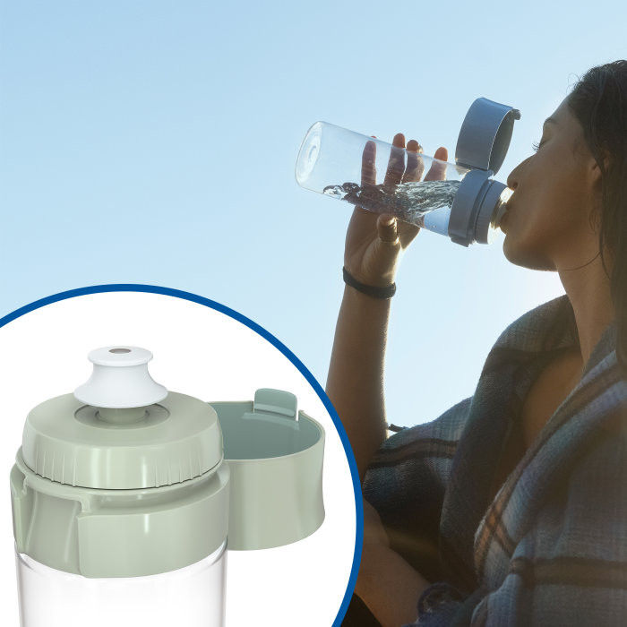 Фільтр-пляшка Brita Vital 600 мл зелена (1052263) 8