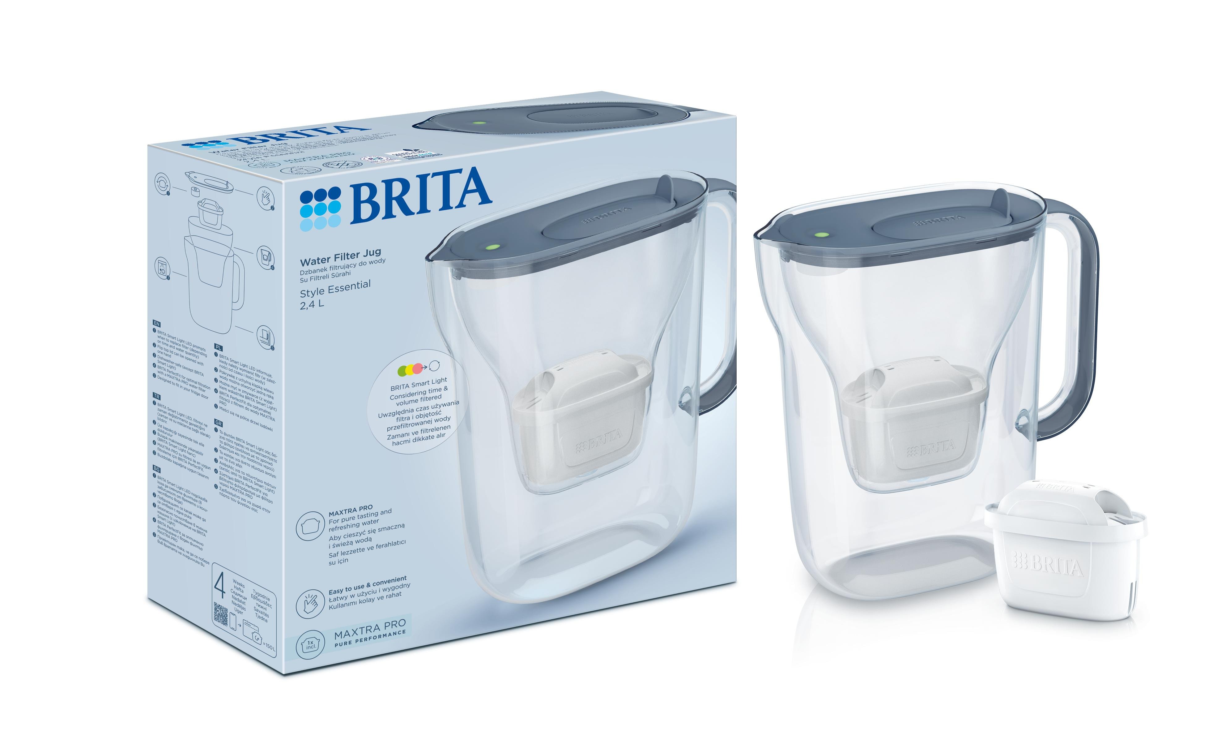 Фільтр-глечик Brita Style Essential MXpro сіро-блакитний (1058042)