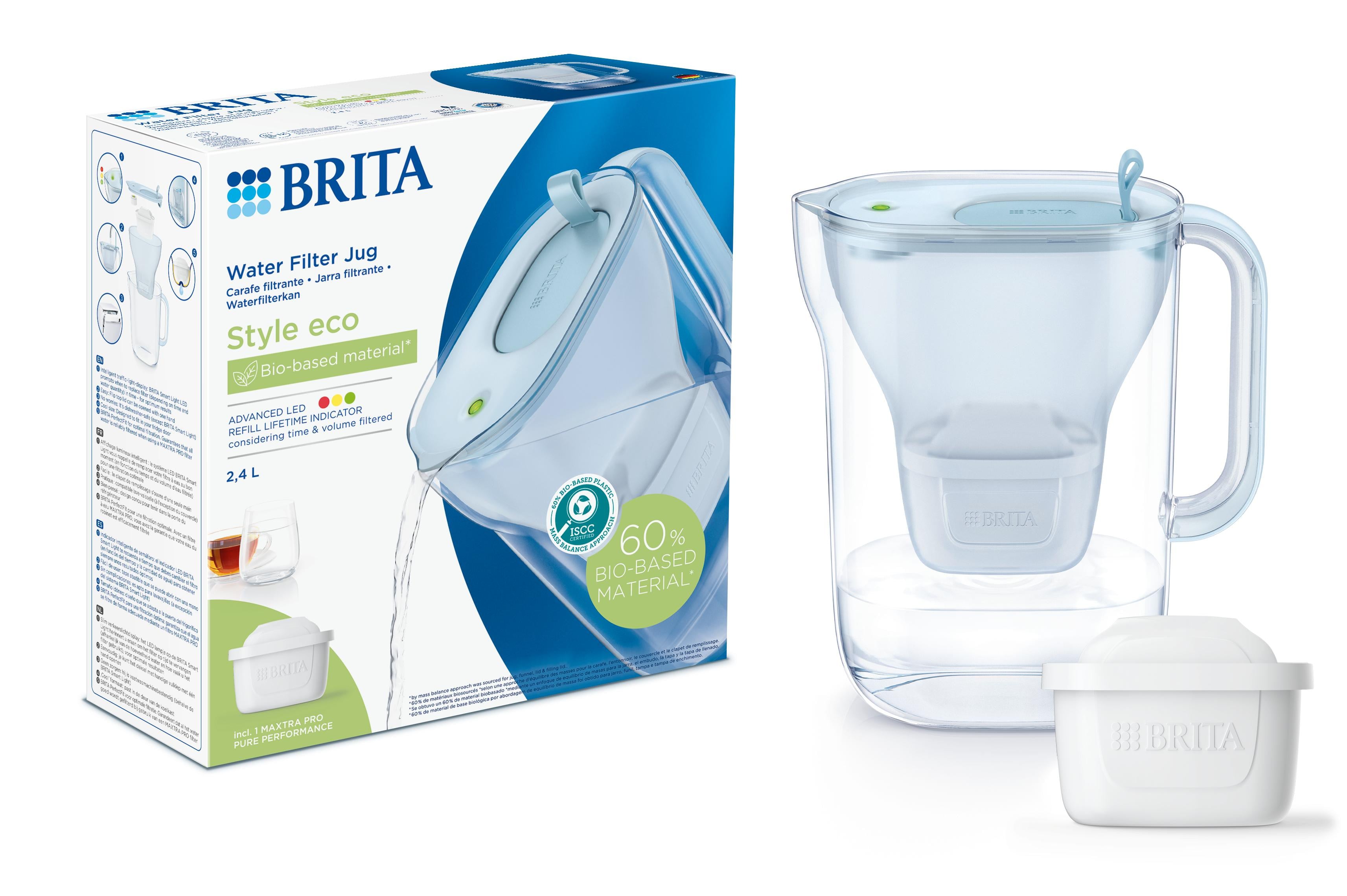 Фільтр-глечик Brita Style eco LED MXpro світло-синій (1055745)