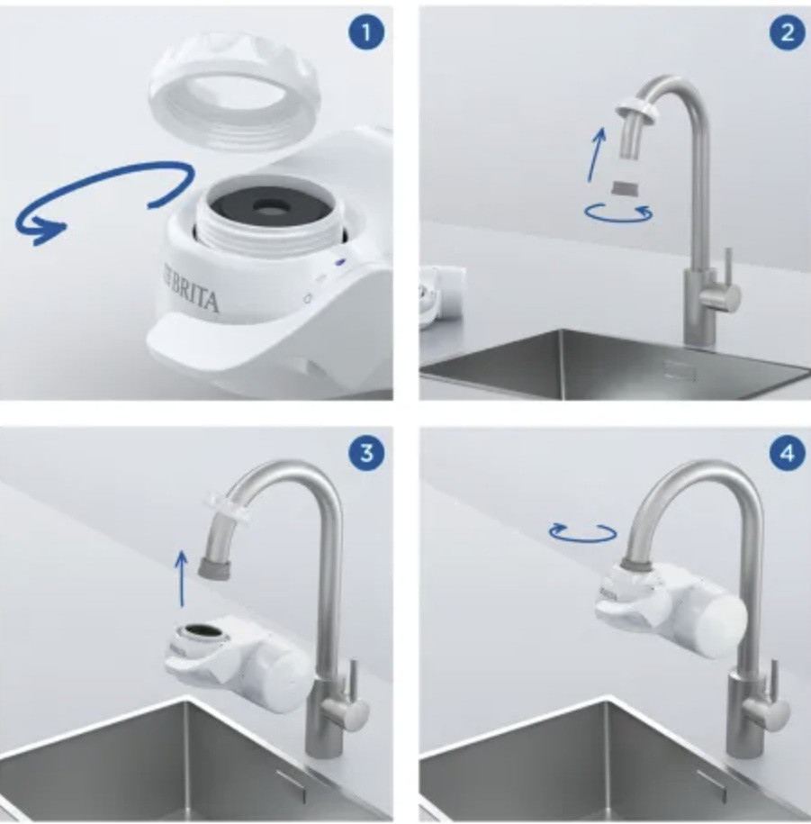 Система на кран для фільтрації води Brita ON TAP V System (1052068) 4