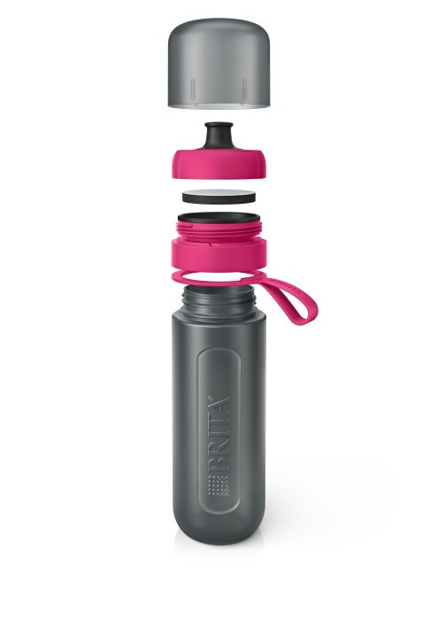 Фільтр-пляшка Brita Active 600 мл рожева (1020337)
