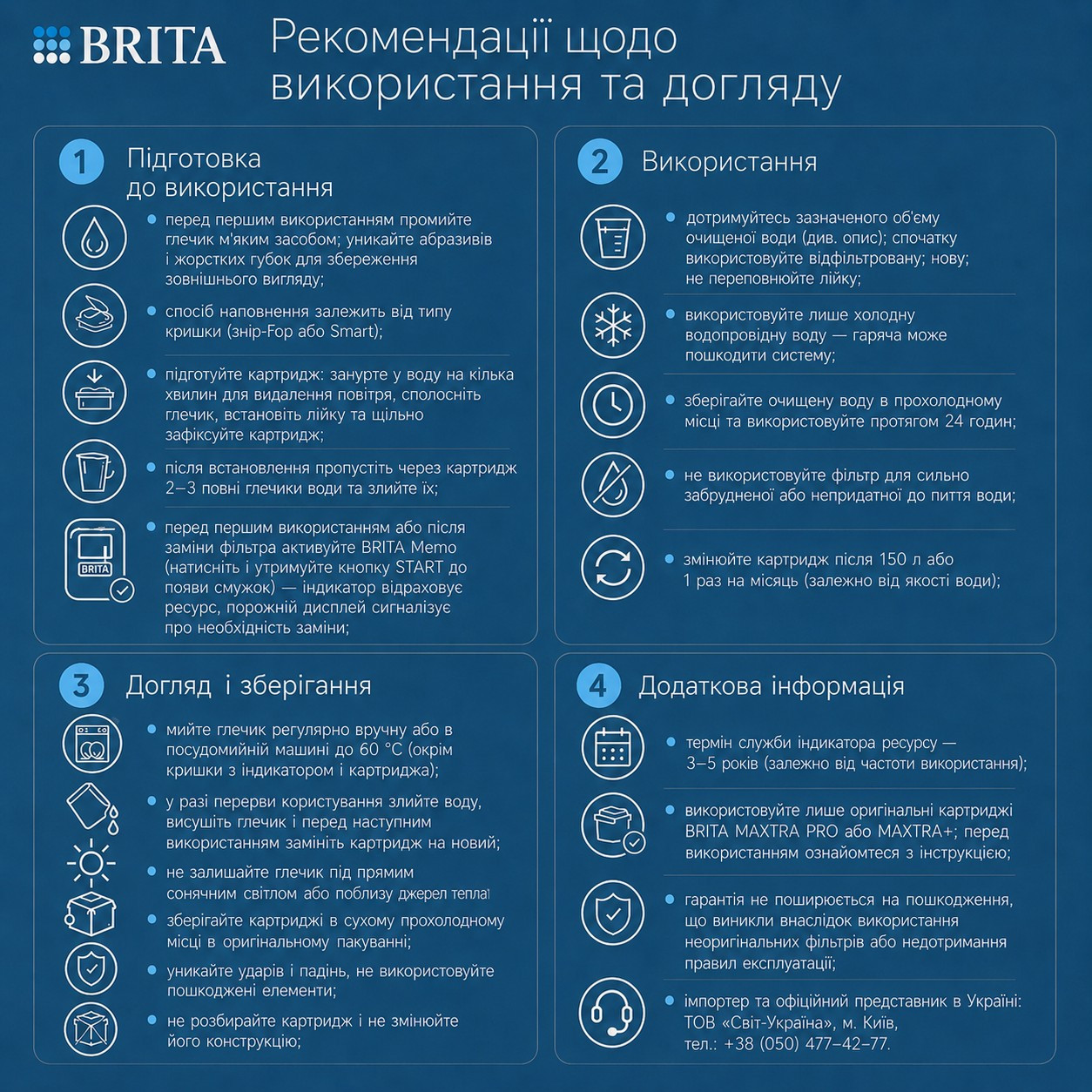 Фільтр для води Brita Flow MXpro синій (1052805) 14